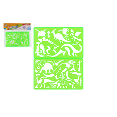 Teddies Inspiro šablony 2ks plast 11x18cm v sáčku 21x17,5cm Teddies Inspiro šablony 2ks plast 11x18cm v sáčku 21x17,5cm