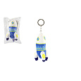 Teddies Přívěsek raketa plyš 10x5cm v sáčku