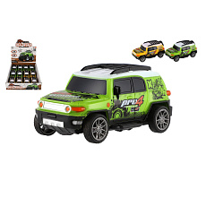 Teddies Auto terénní plast 11cm oboustranné zpětné natažení 2 barvy Teddies Auto terénní plast 11cm oboustranné zpětné natažení 2 barvy