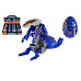 Teddies Dinosaurus/robot skládací vejce plast 11cm ve fólii 4 barvy