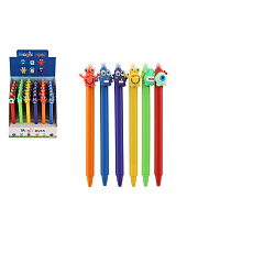 Teddies Tužka/pero gumovací monstrum 15cm plast 6 druhů Teddies Tužka/pero gumovací monstrum 15cm plast 6 druhů