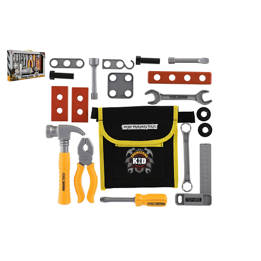 Teddies Sada nářadí s opaskem plast v krabici 46x28,5x5cm Teddies Sada nářadí s opaskem plast v krabici 46x28,5x5cm