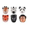 Maska zvíře pěnová 17x22cm 6 druhů karneval