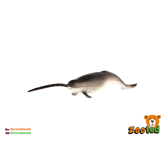 Narval jednorohý zooted plast 20cm 