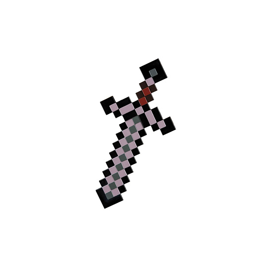 Meč Minecraft Neterthite plast 52cm na kartě Meč Minecraft Neterthite plast 52cm na kartě