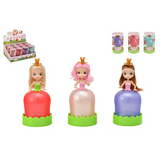 Panenka princezna květinová víla plast pevné tělo mix druhů 