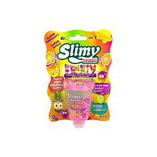 Sliz - hmota 100g v barvě ovoce 8cm 5 druhů v plastové krabičce