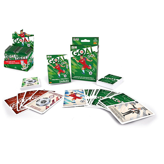 Gól 10 karetní hra v papírové krabičce 9,5x16cm