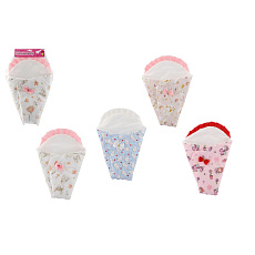 Zavinovačka pro panenku do postýlky/kočárku 45cm mix barev v sáčku