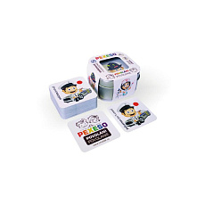 teddies Pexeso povolání voděodolné 64 karet v plechové krabičce 6x6x4cm Hmaťák