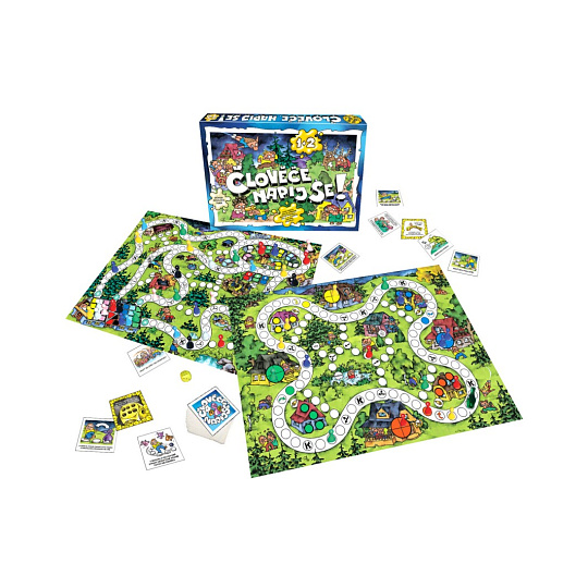 Pilgr Richard Člověče, napij se! 1+2 společenská hra v krabici 33x23x3cm Pilgr Richard Člověče, napij se! 1+2 společenská hra v krabici 33x23x3cm