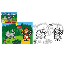 Teddies Omalovánky Moje první pohádky 21x14,5cm