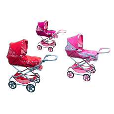 Teddies Kočárek Daria III hluboký trojkombinace 77x87x38cm pro panenky asst Teddies Kočárek Daria III hluboký trojkombinace 77x87x38cm pro panenky asst