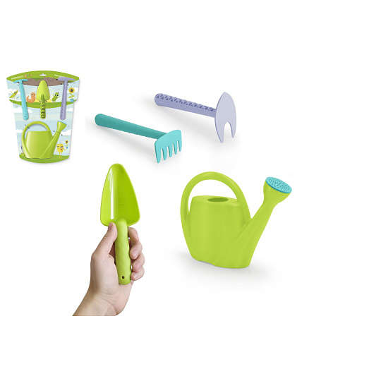Nářadí zahradní dětské plast 4ks na kartě 33x40x4cm