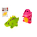 Dinosaurus do vody stříkací plast 3 druhy v sáčku 11x16cm 0m+ 