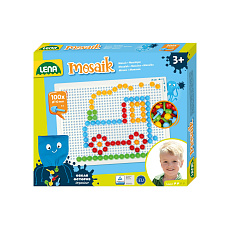 Lena Mozaika klobouček 1cm hladký 100ks v krabici 24x21x3,5cm Lena Mozaika klobouček 1cm hladký 100ks v krabici 24x21x3,5cm