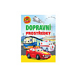 Pracovní sešit 101 aktivit s nálepkami Dopravní prostředky  CZ verze 21x30cm