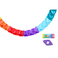 Girlanda barevná papírová 3m v sáčku karneval