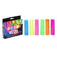 Křídy barevné chodníkové fluo 6ks v krabičce 14x13,5cm