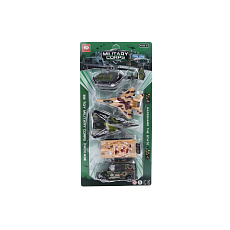 Vojenská sada dopravní prostředky 5ks plast 11-16cm na kartě Vojenská sada dopravní prostředky 5ks plast 11-16cm na kartě