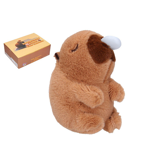 Kapybara natahovací přívěsek plyš 11cm 12ks v boxu