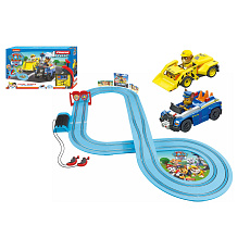 Carrera Autodráha First Paw Patrol/Tlapková Patrola 2,9m plast +2 auta na bat. v krabici 50x30x7cm