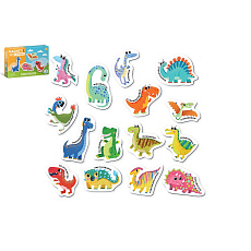 DODO Magnety Dinosauři 15ks v krabičce 17x11x3cm DODO Magnety Dinosauři 15ks v krabičce 17x11x3cm