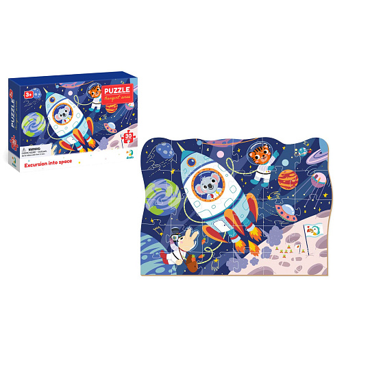 DODO Puzzle Vesmír 27x20cm 30 dílků v krabičce 21x14x4cm DODO Puzzle Vesmír 27x20cm 30 dílků v krabičce 21x14x4cm
