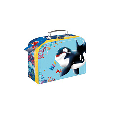 Teddies Kufřík/Kufr školní papírový Hi! 25x18x9cm ve fólii