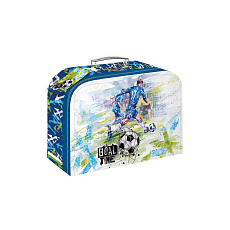 Teddies Kufřík/Kufr školní papírový Goal time 35x23x10cm Teddies Kufřík/Kufr školní papírový Goal time 35x23x10cm