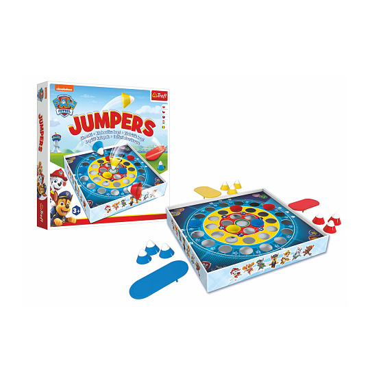 Trefl Kloboučku hop! Paw Patrol/Tlapková Patrola společenská hra v krabici 26x26x4cm