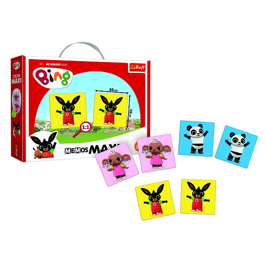 Pexeso Maxi Králíček Bing 24 kusů společenská hra v krabici 37x29x6cm 24m+ Pexeso Maxi Králíček Bing 24 kusů společenská hra v krabici 37x29x6cm 24m+