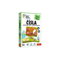 Trefl Malý objevitel Čísla vzdělávací společenská hra v krabici 19x29x4cm Trefl Malý objevitel Čísla vzdělávací společenská hra v krabici 19x29x4cm
