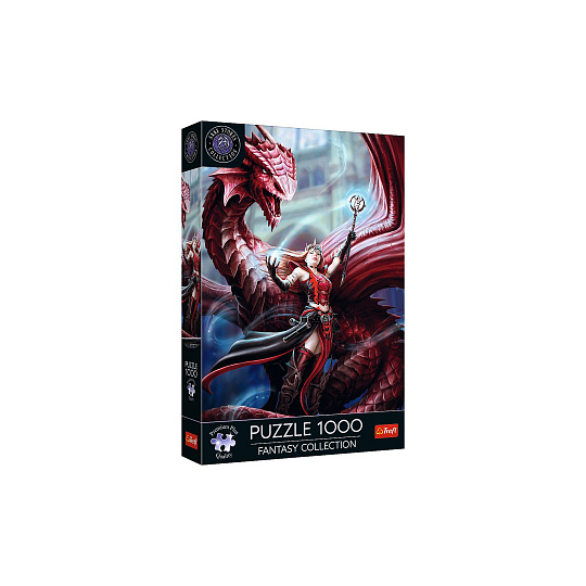 Puzzle Fantasy Collection: Scarlet Mage 1000 dílků 48x68,3cm v krabici 27x40x6cm Puzzle Fantasy Collection: Scarlet Mage 1000 dílků 48x68,3cm v krabici 27x40x6cm