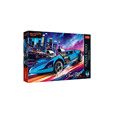 Trefl Puzzle Premium Plus: Hot Wheels: Dvojitý mlýn 1000 dílků 68,3x48cm v krabici 40x27x6cm