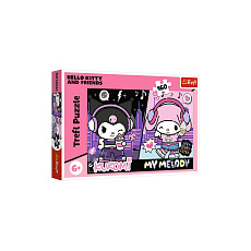 Puzzle Pravidla Kuromi 41x27,5cm 160 dílků v krabici 29x19x4cm