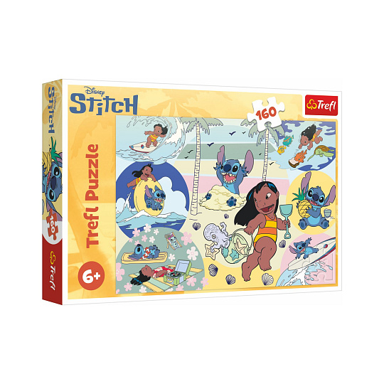 Puzzle Pravidla Stitche 41x27,5cm 160 dílků v krabici 29x19x4cm