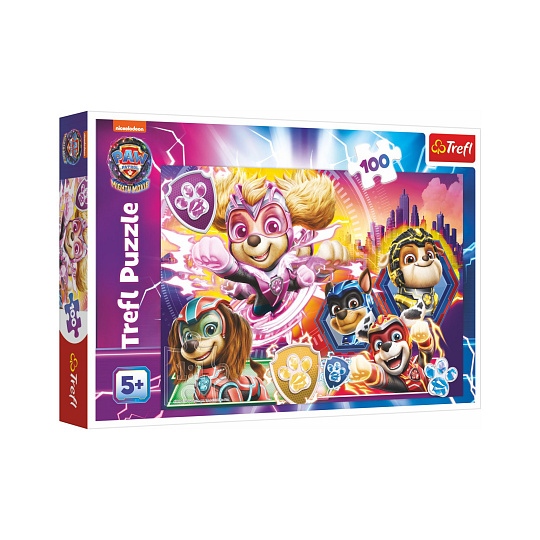 Puzzle Seznamte se s mocnými štěňaty Paw Patrol/Tlapková patrola 100 dílků 41x27,5cm v krab. 29x19cm Puzzle Seznamte se s mocnými štěňaty Paw Patrol/Tlapková patrola 100 dílků 41x27,5cm v krab. 29x19cm
