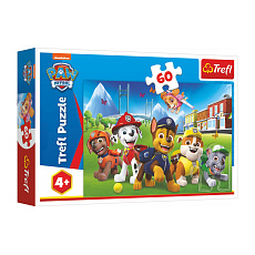 Trefl Puzzle Paw Patrol/Tlapková patrola v trávě 33x22cm 60 dílků v krabici 21x14x4cm Trefl Puzzle Paw Patrol/Tlapková patrola v trávě 33x22cm 60 dílků v krabici 21x14x4cm