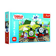 Puzzle Mašinka Tomáš/Tomáš na výletě 27x20cm 60 dílků v krabičce 21x14x4cm