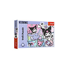 Trefl Puzzle Zábava s Kuromi 27x20cm 30 dílků v krabičce 21x14x4cm Trefl Puzzle Zábava s Kuromi 27x20cm 30 dílků v krabičce 21x14x4cm