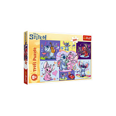 Puzzle Lilo&Stitch - Bláznivý Stitch 300 dílků 60x40cm v krabici 40x27x4cm