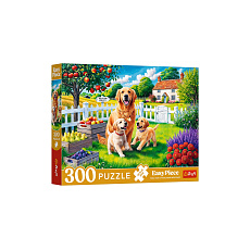 Trefl Puzzle Psi na venkově 300dílků 60x40cm v krabici 34x26x5cm