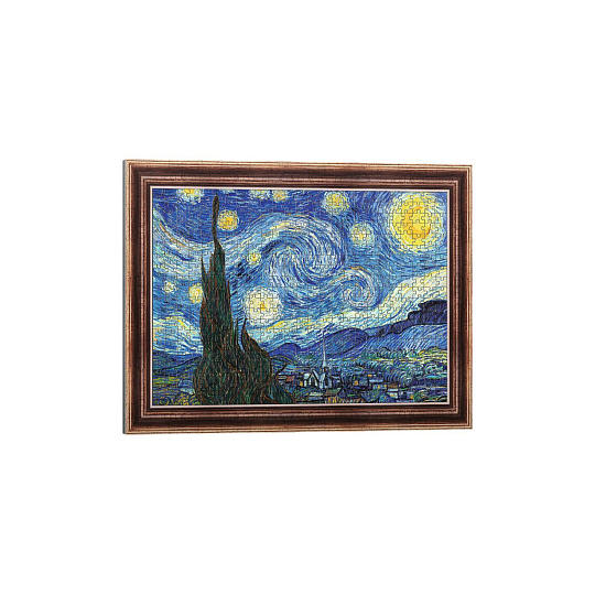 Puzzle deskové ArtFrame: Hvězdná noc - Vincent van Gogh 40x55,5cm 500 dílků ve fólii Puzzle deskové ArtFrame: Hvězdná noc - Vincent van Gogh 40x55,5cm 500 dílků ve fólii