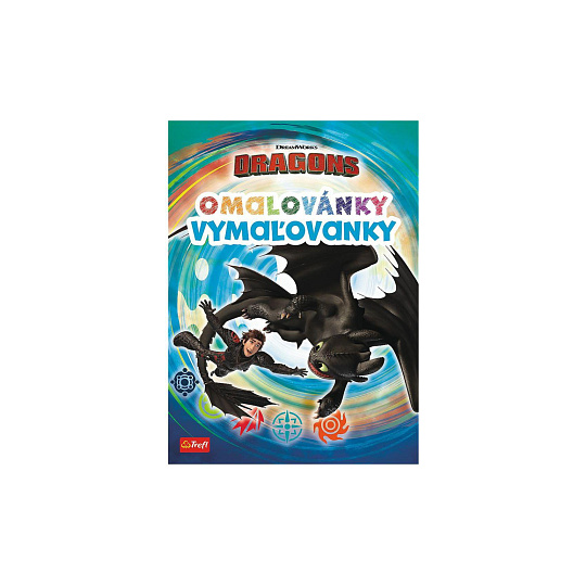 Omalovánky Jak vycvičit draka 20x27,5cm Omalovánky Jak vycvičit draka 20x27,5cm