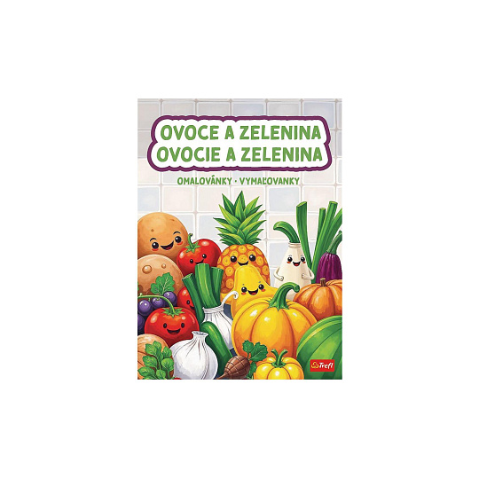 Omalovánky Ovoce a zelenina 20x27,5cm Omalovánky Ovoce a zelenina 20x27,5cm
