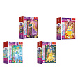 Trefl Minipuzzle Krásné princezny/Disney Princess 54dílků, 4 druhy, v krabičce 6x9x4cm