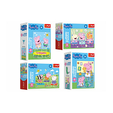 Trefl Minipuzzle miniMaxi 20 dílků Prasátko Peppa/Peppa Pig 4 druhy v krabičce 11x8cm Trefl Minipuzzle miniMaxi 20 dílků Prasátko Peppa/Peppa Pig 4 druhy v krabičce 11x8cm
