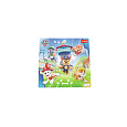 Vkládačka/Puzzle deskové obrysové Tlapková patrola/Paw Patrol 22x22cm ve fólii 18m+