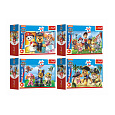 Trefl Minipuzzle 54 dílků Paw Patrol/Tlapková Patrola 4 druhy v krabičce 9x6x3cm